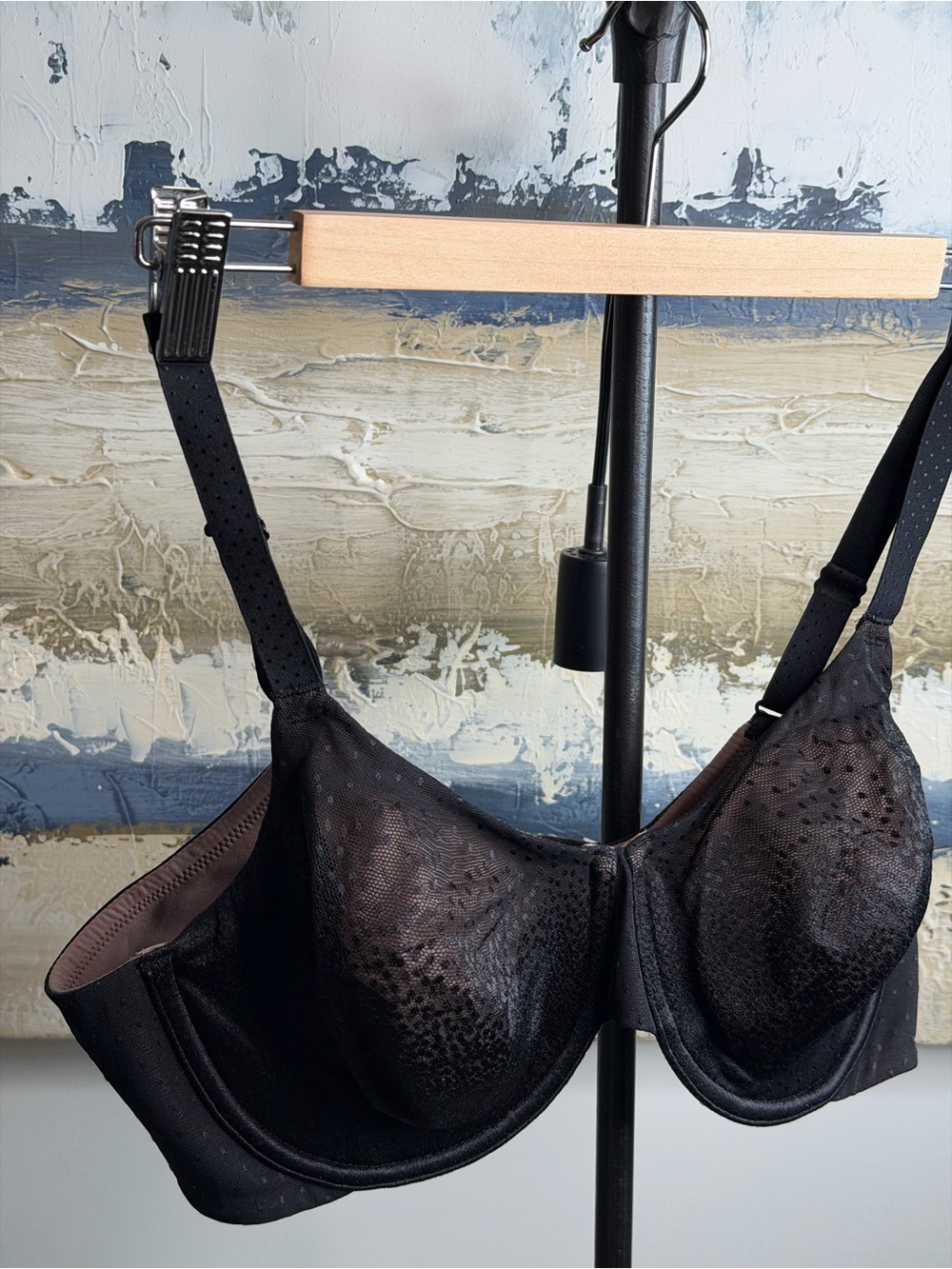 Wacoal Black Sheer Mesh Underwire Bra
